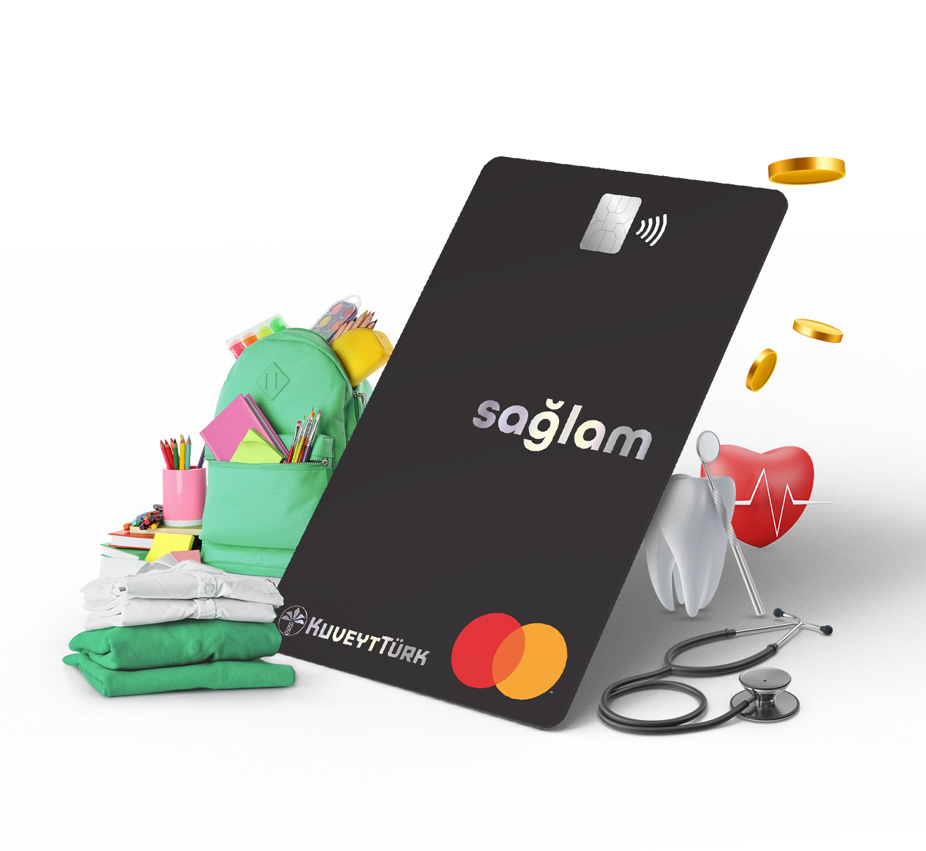 Sağlam Kart Eğitim ve Sağlık Harcamalarında Vade Farksız 5 Taksit!